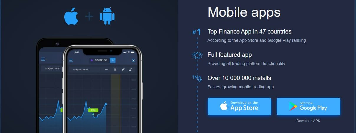 ExpertOption Mobile Apps