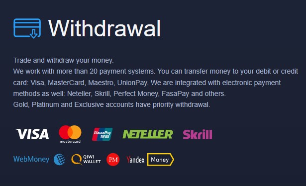 ExpertOption Withdrawal