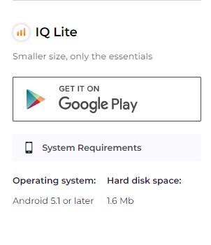 IQ Option Mobile Apps